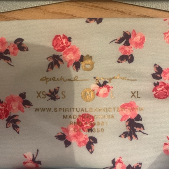 Spiritual Gangster Positano Verve Eco legging and sport bra floral - Picture 12 of 13